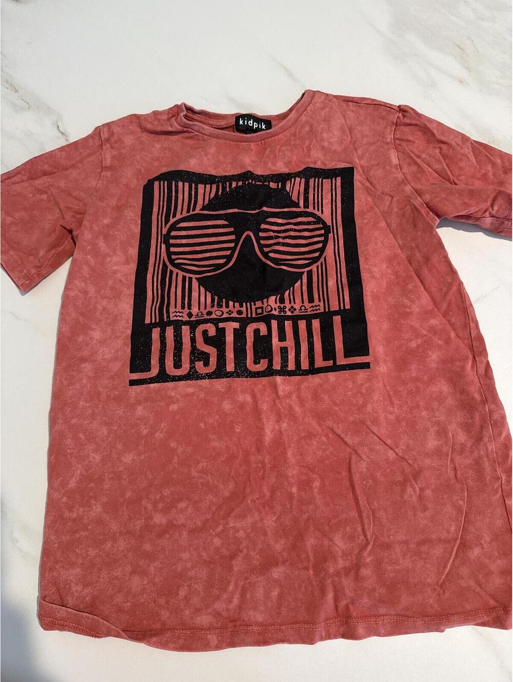 Kidpik Boys Large Just Chill Graphic Tshirt